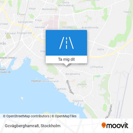 Gcvägberghamra8 karta