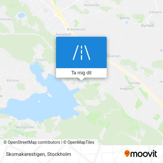 Skomakarestigen karta