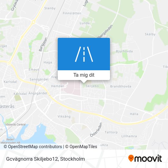 Gcvägnorra Skiljebo12 karta