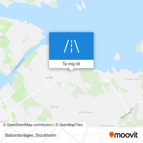 Babordsvägen karta