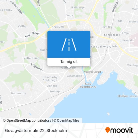 Gcvägvästermalm22 karta