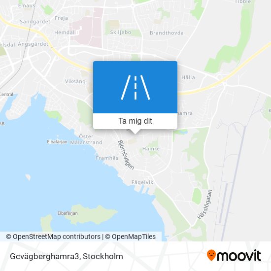 Gcvägberghamra3 karta