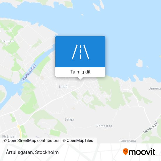 Årtullsgatan karta