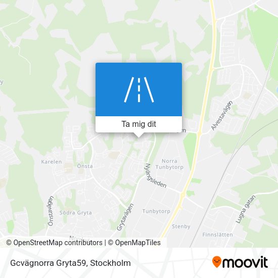 Gcvägnorra Gryta59 karta