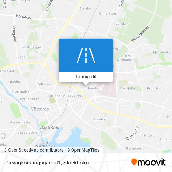 Gcvägkorsängsgärdet1 karta