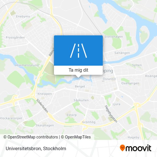Universitetsbron karta