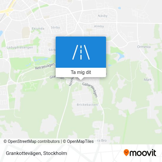 Grankottevägen karta