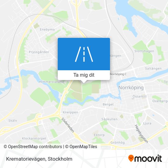 Krematorievägen karta