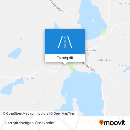 Herrgårdsvägen karta