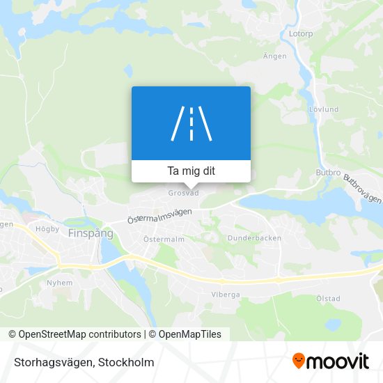 Storhagsvägen karta