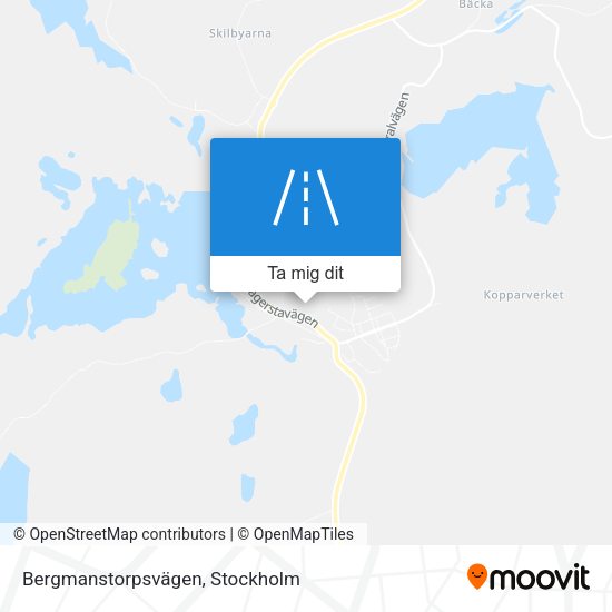 Bergmanstorpsvägen karta