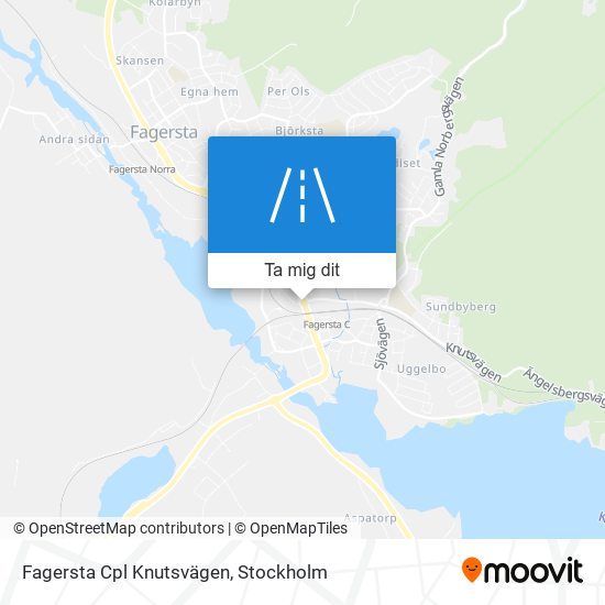 Fagersta Cpl Knutsvägen karta