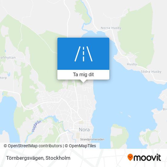 Törnbergsvägen karta