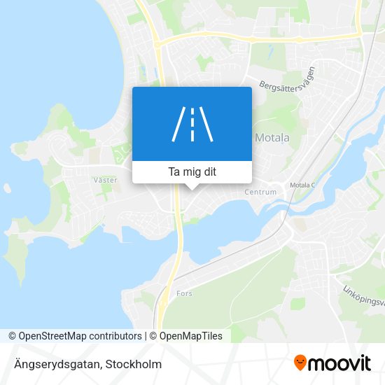 Ängserydsgatan karta