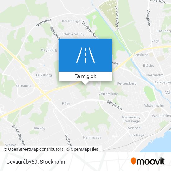 Gcvägråby69 karta