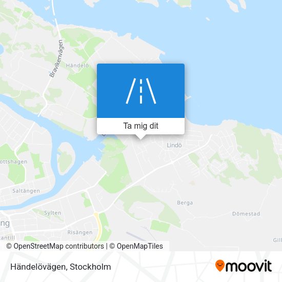 Händelövägen karta