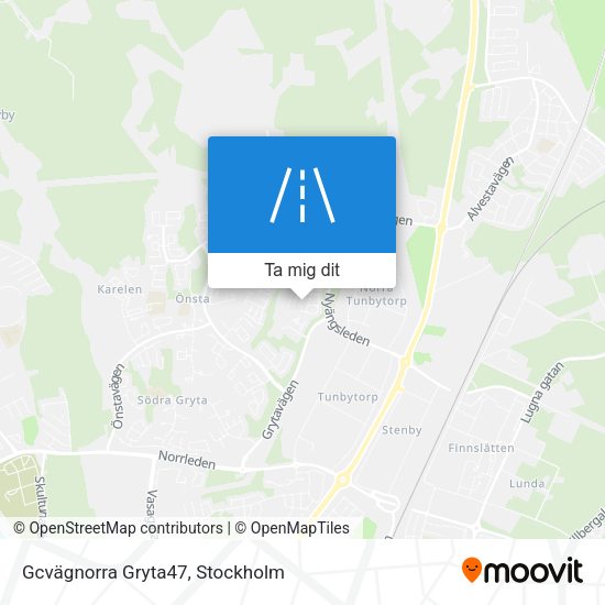 Gcvägnorra Gryta47 karta