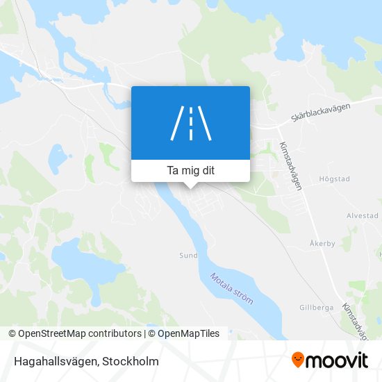 Hagahallsvägen karta