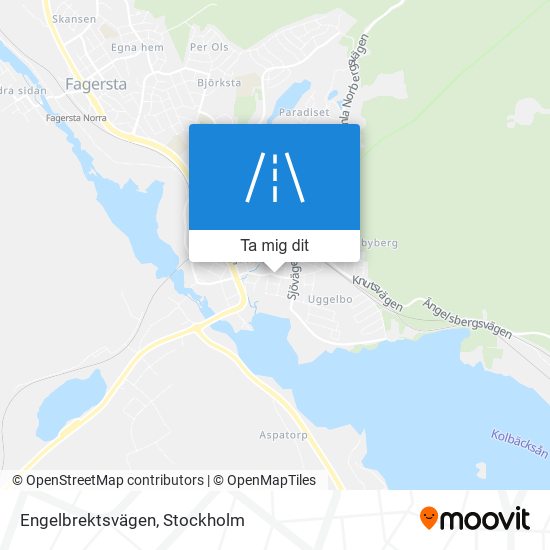 Engelbrektsvägen karta