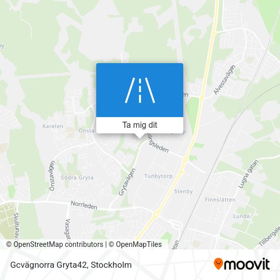 Gcvägnorra Gryta42 karta