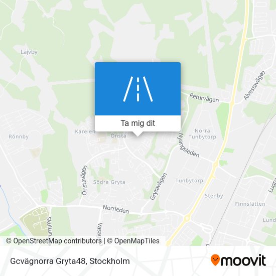 Gcvägnorra Gryta48 karta