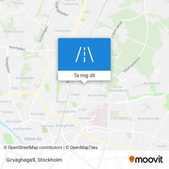 Gcväghaga9 karta