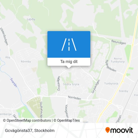 Gcvägönsta37 karta