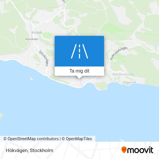 Hökvägen karta