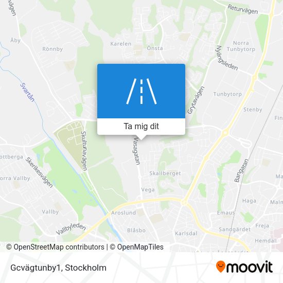 Gcvägtunby1 karta