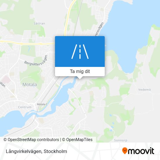 Långvirkelvägen karta