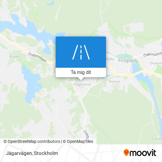 Jägarvägen karta