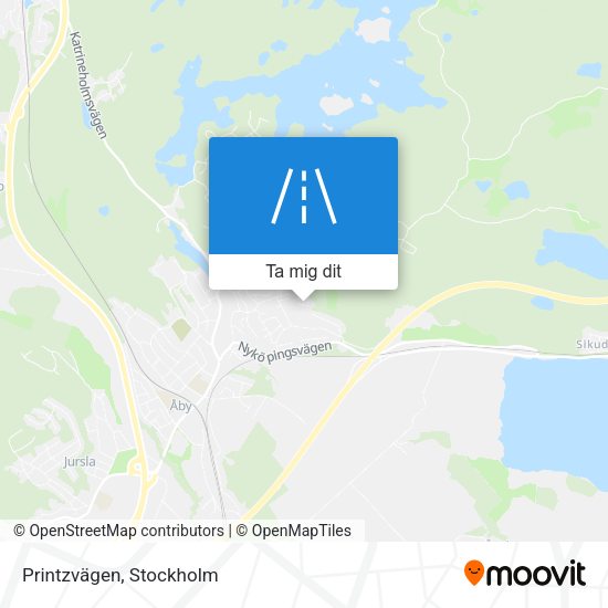 Printzvägen karta