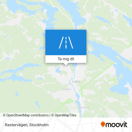 Rastervägen karta