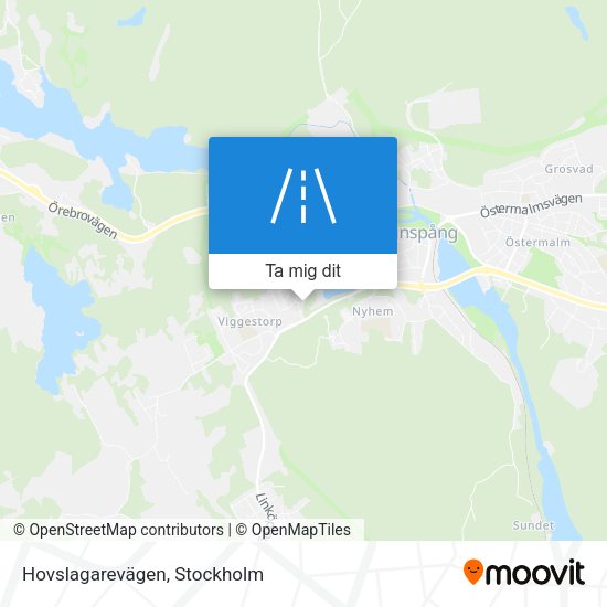 Hovslagarevägen karta