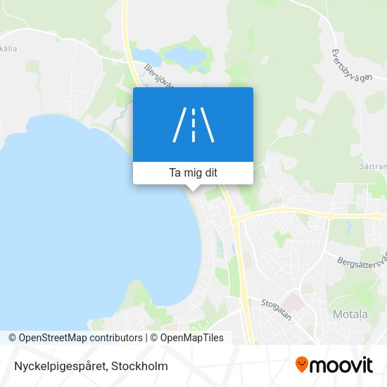 Nyckelpigespåret karta