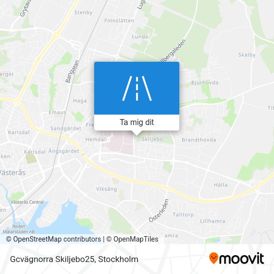 Gcvägnorra Skiljebo25 karta