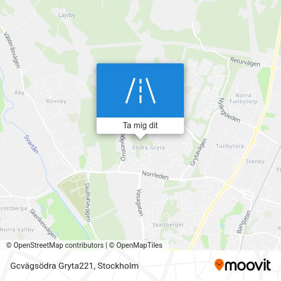 Gcvägsödra Gryta221 karta