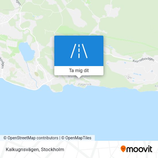 Kalkugnsvägen karta