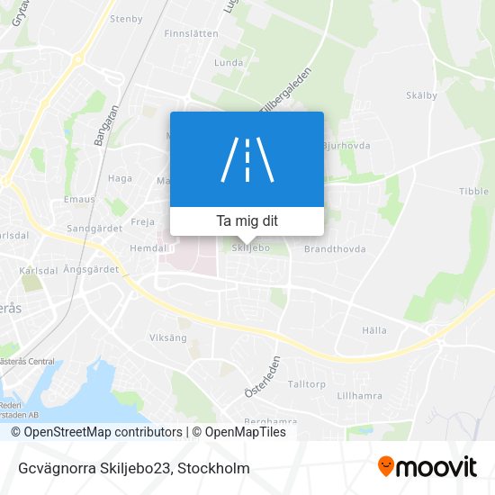 Gcvägnorra Skiljebo23 karta
