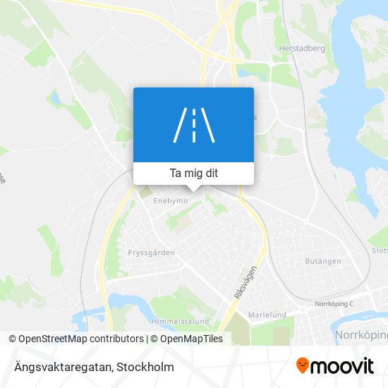 Ängsvaktaregatan karta