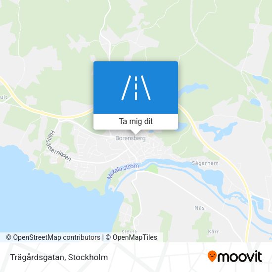 Trägårdsgatan karta