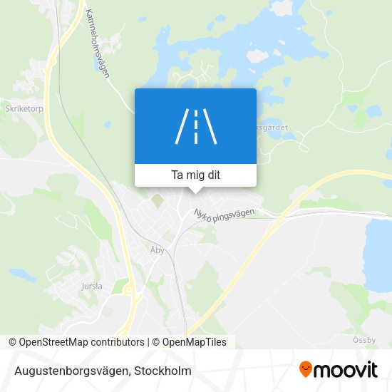 Augustenborgsvägen karta