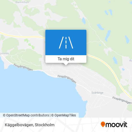 Käggelbovägen karta