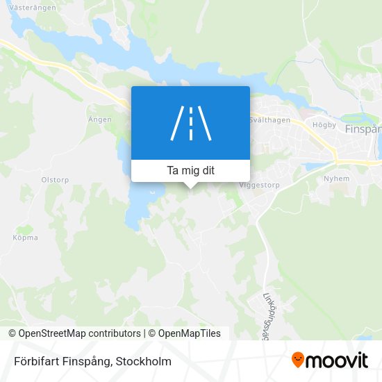 Förbifart Finspång karta