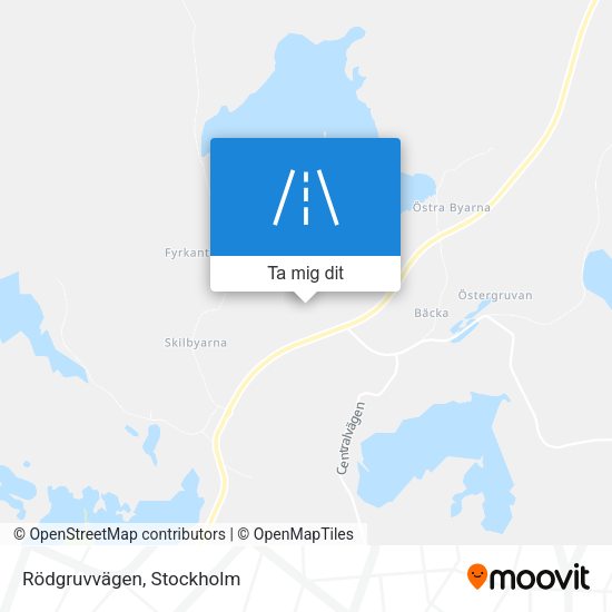 Rödgruvvägen karta