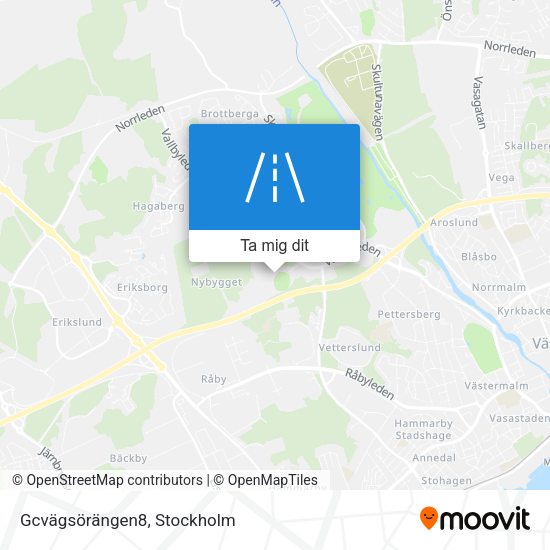 Gcvägsörängen8 karta