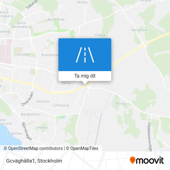 Gcväghälla1 karta