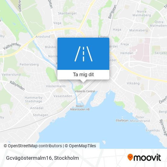 Gcvägöstermalm16 karta