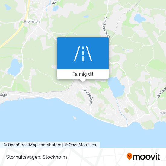Storhultsvägen karta