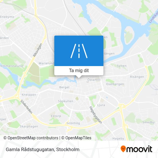 Gamla Rådstugugatan karta